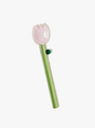 Flower Shape Glass Spoon